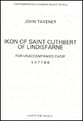 Ikon of Saint Cuthbert of Lindis SATTBB choral sheet music cover